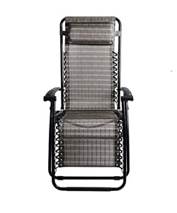Cadeira Espreguiçadeira Dobrável Gravidade Zero em Tecido e Metal