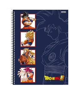 Caderno Universal Espiral 1 Matéria 80 Folhas Dragon Ball