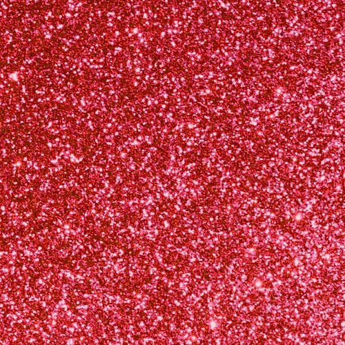 Kit 10 Folhas EVA Emborrachado com Glitter 40 x 48cm Vermelho Intenso