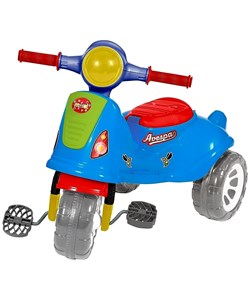 Triciclo Avespa Basic S/ Empurrador Azul Maral Brinquedos